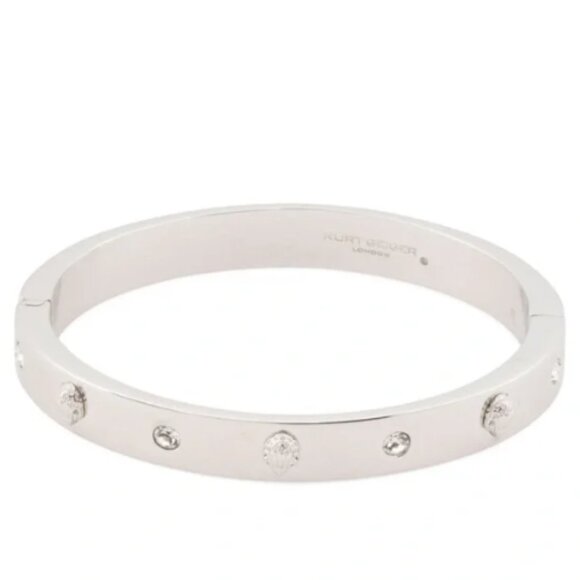 KURT GEIGER LONDON Eagle Crystal Stud Bangle Bracelet - Picture 4 of 6